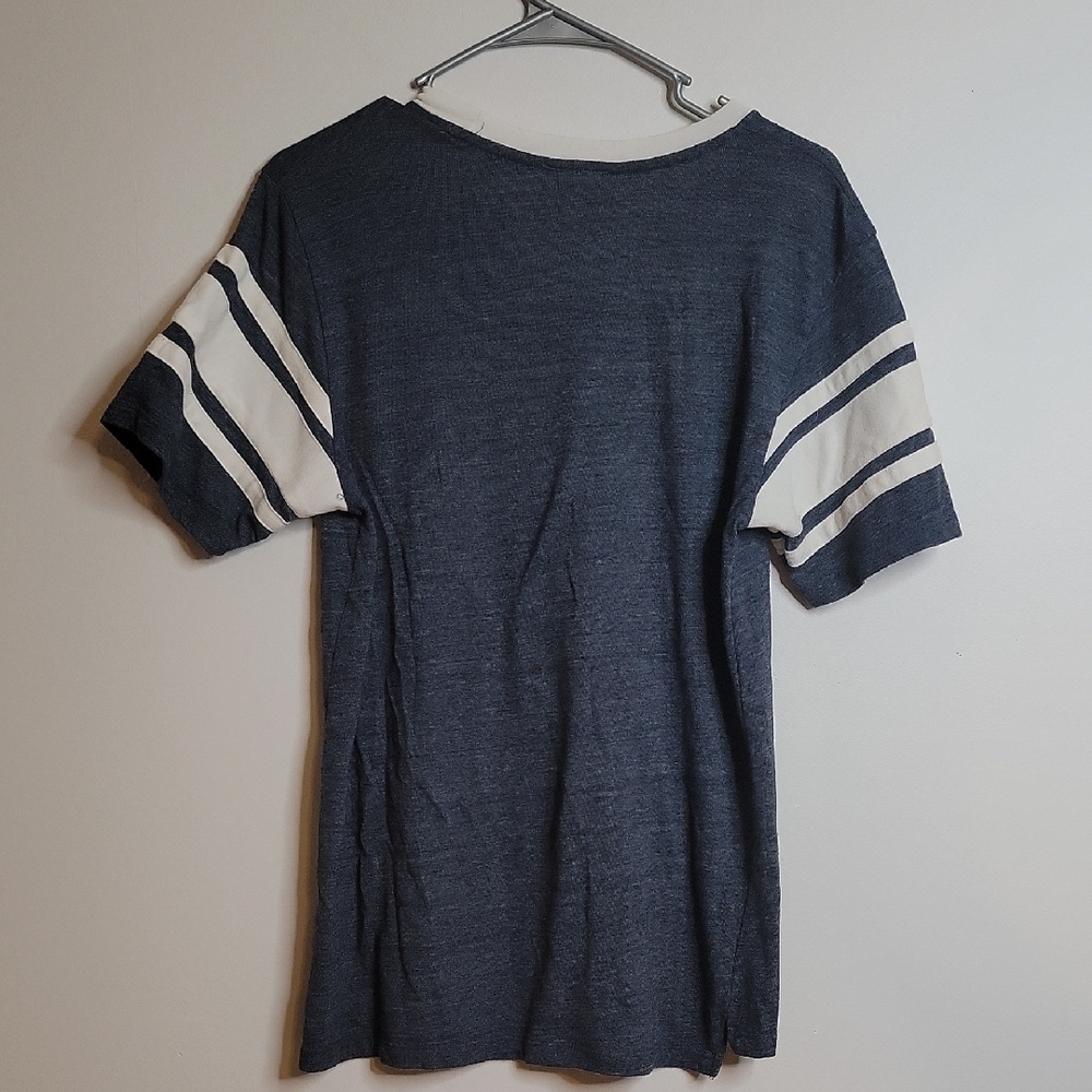 Navy Blue ATX MAFIA  America Shirt with White Stripes - Picture 2 of 4